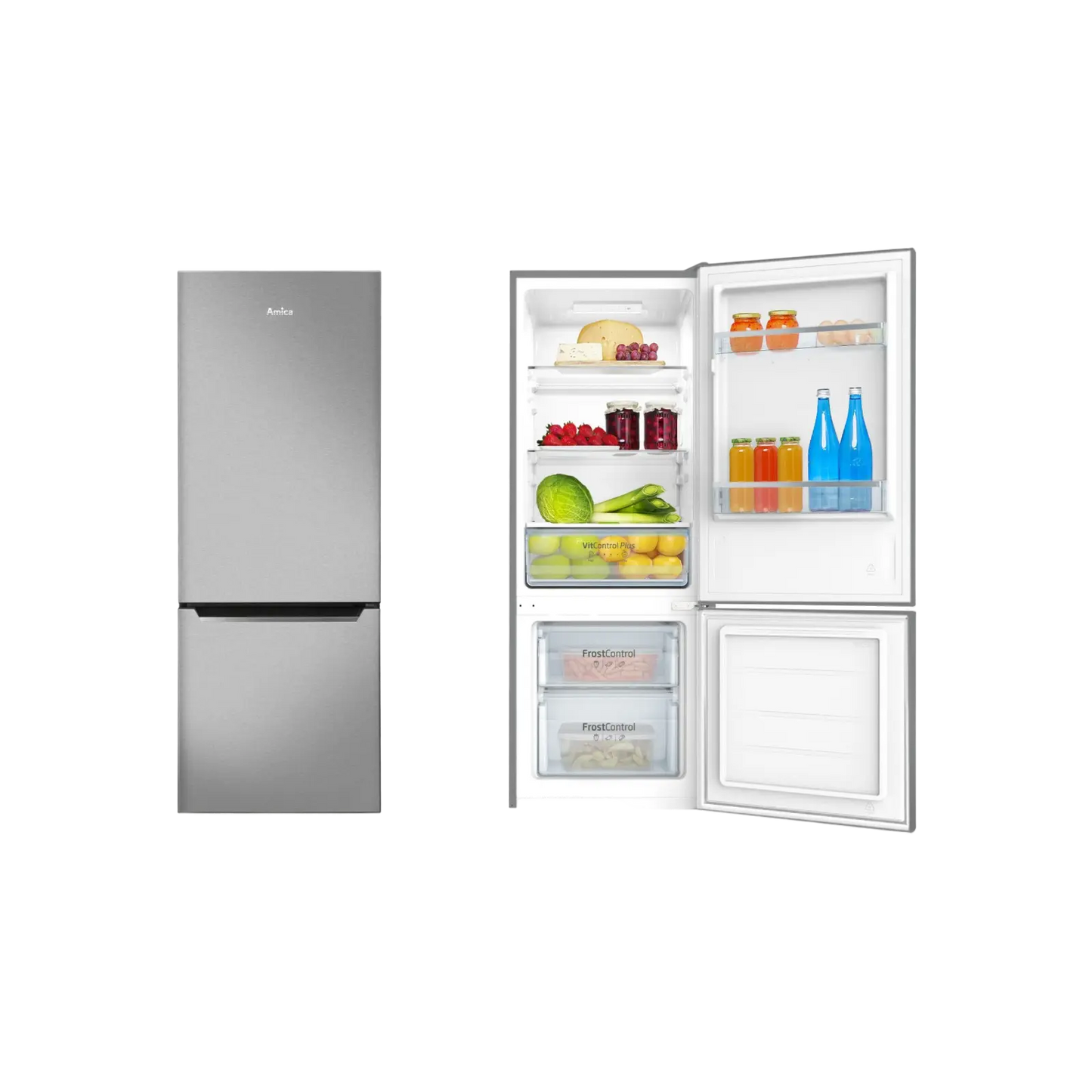 Chłodziarko-zamrażarka FK244.4X(E) od Amica w SimplyBuy.pl