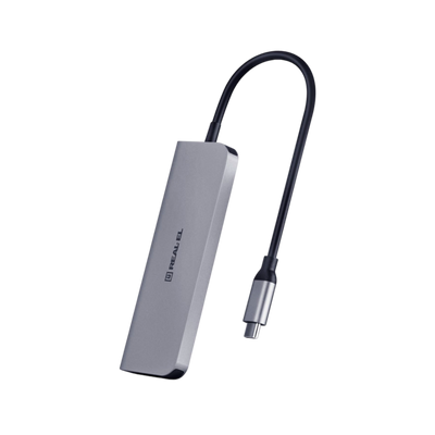 Wielofunkcyjna stacja dokująca REAL-EL CQ-700 USB-C