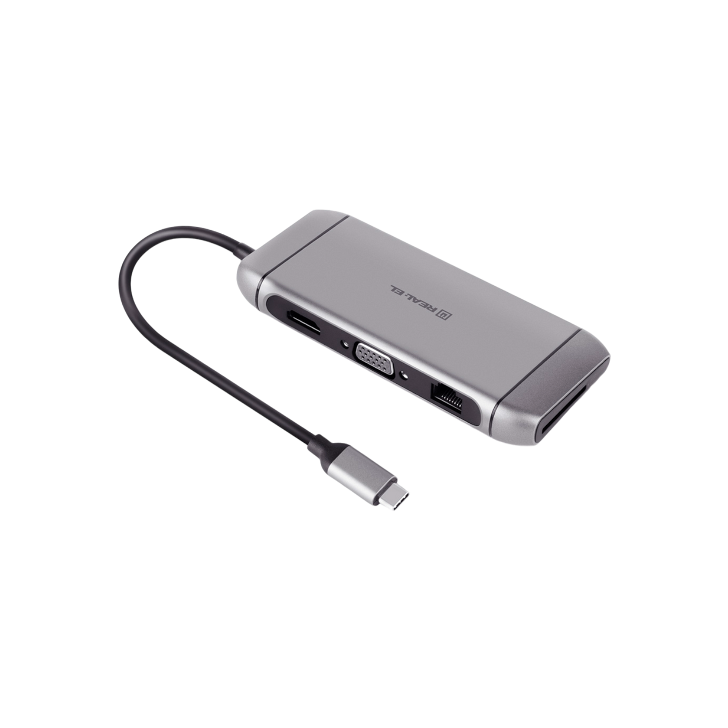 Wielofunkcyjna stacja dokująca REAL-EL CQ-900 USB-C