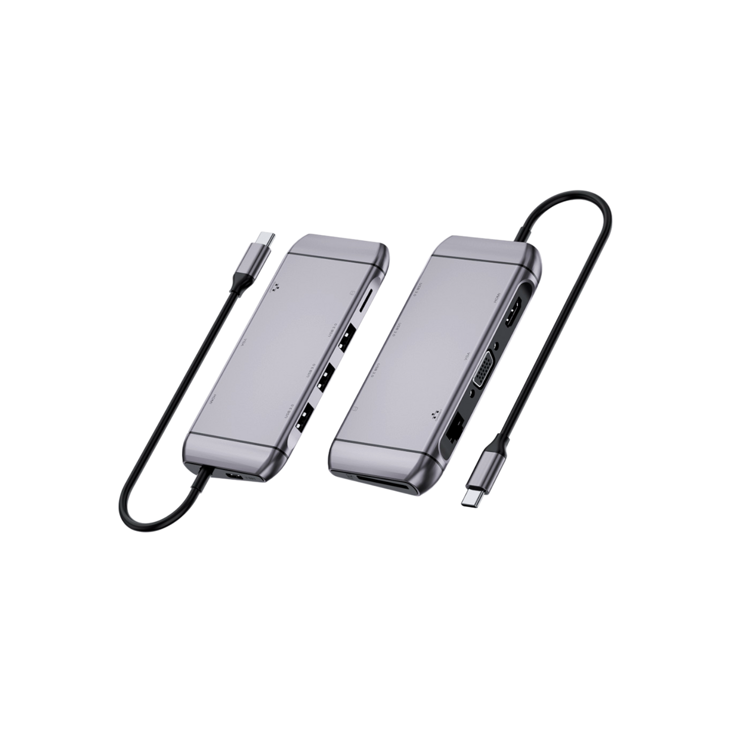 Wielofunkcyjna stacja dokująca REAL-EL CQ-900 USB-C