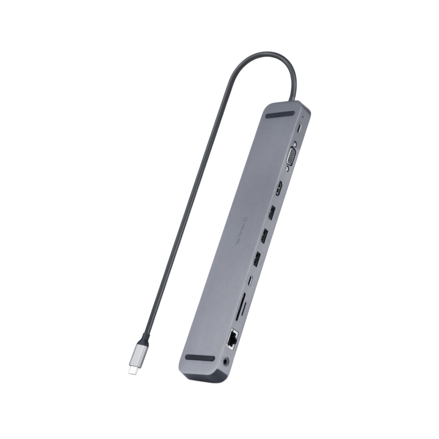 Wielofunkcyjna stacja dokująca REAL-EL CQ-1000 USB-C