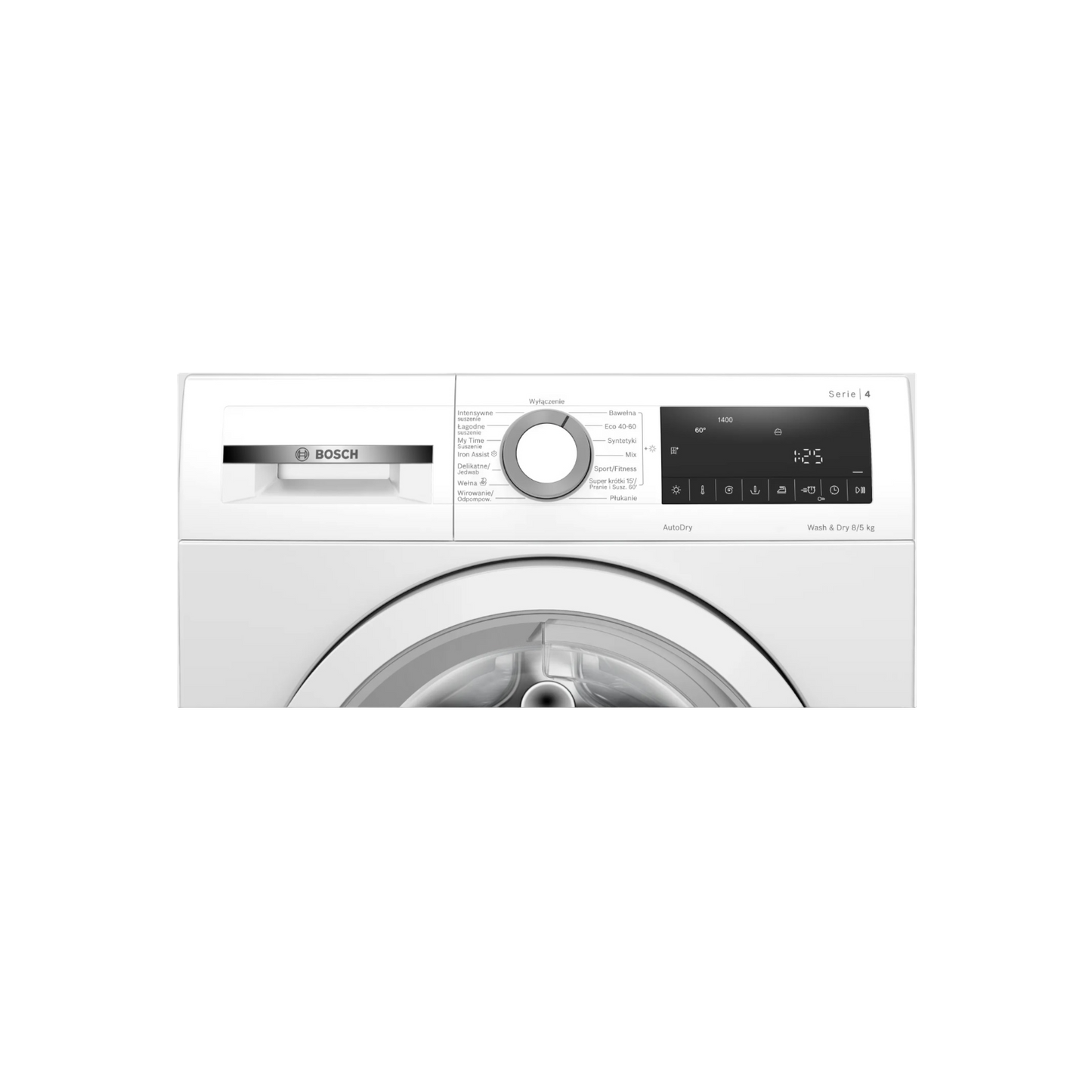 Pralko-suszarka wolnostojąca Bosch WNA13401PL 8/5kg 1400rpm