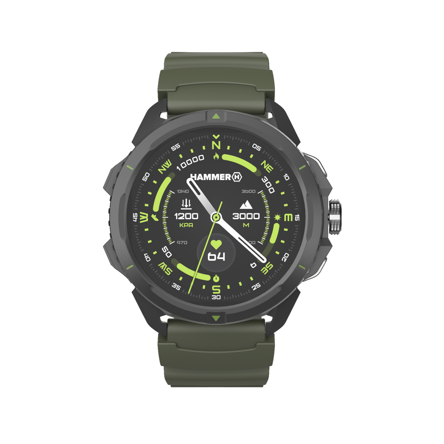 Smartwatch HAMMER Watch 2 Military Edition