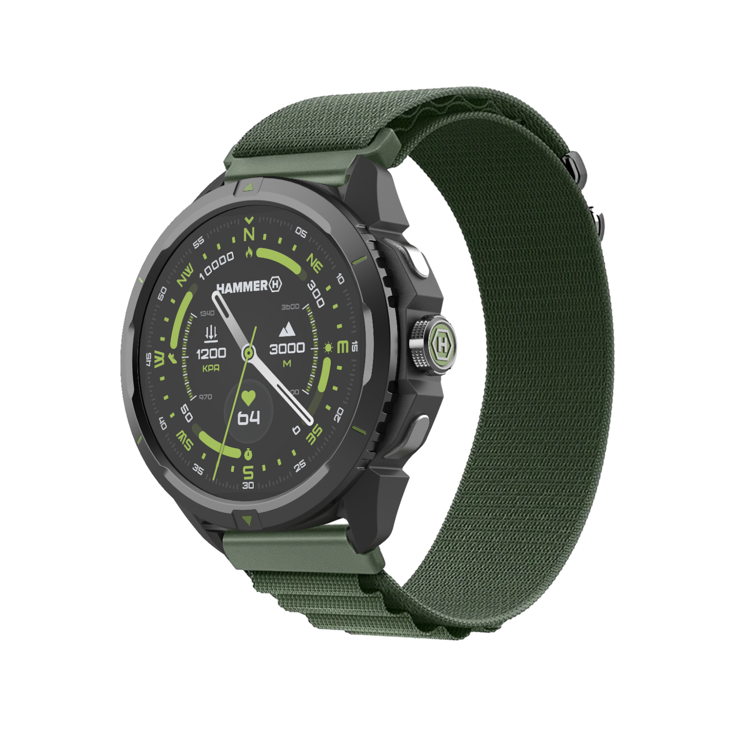 Smartwatch HAMMER Watch 2 Military Edition