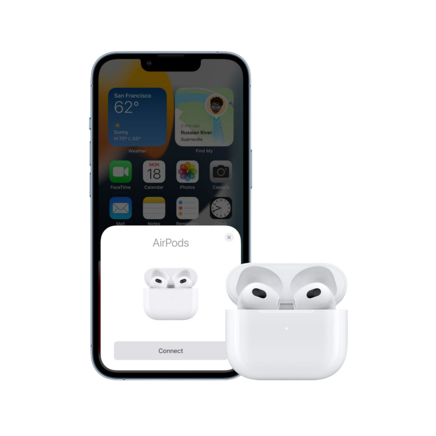 Słuchawki bezprzewodowe Apple AirPods 3 Lightning