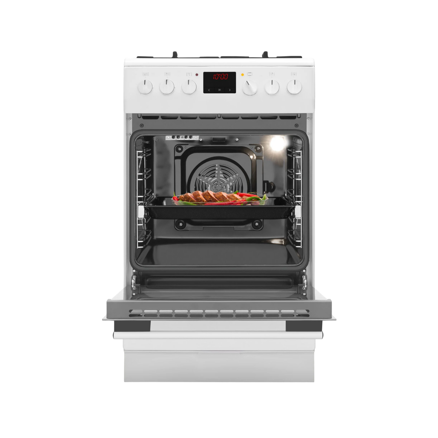 Kuchnia gazowo-elektryczna Amica 510GEH3.33ZpTaDpA(W)