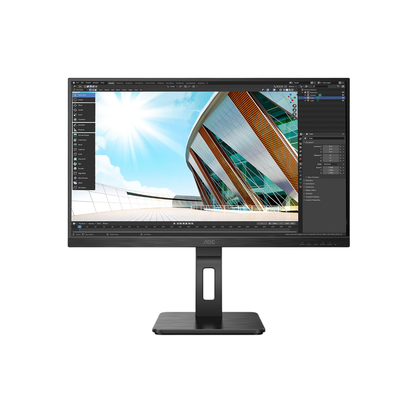 Monitor AOC 27P2Q 27" IPS Full HD