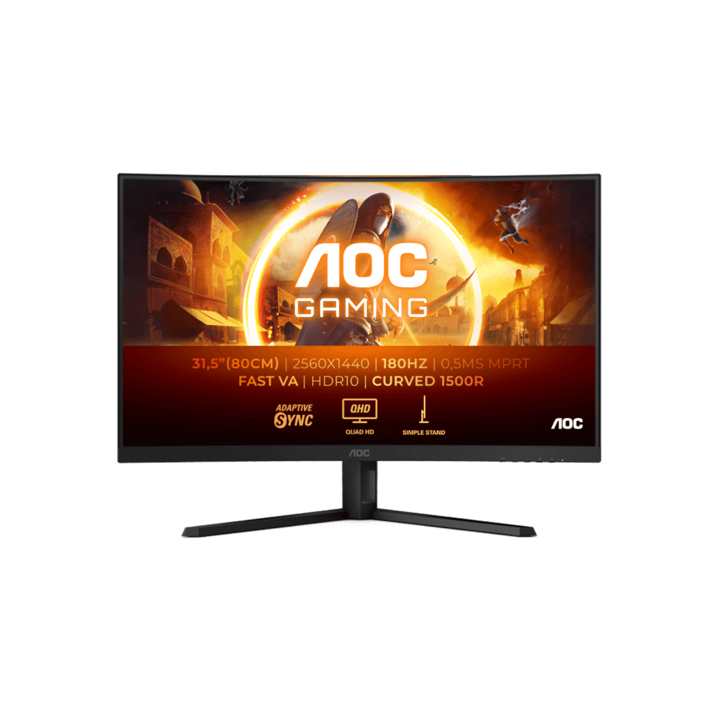 Monitor gamingowy AOC CQ32G4VE 31,5" VA QHD