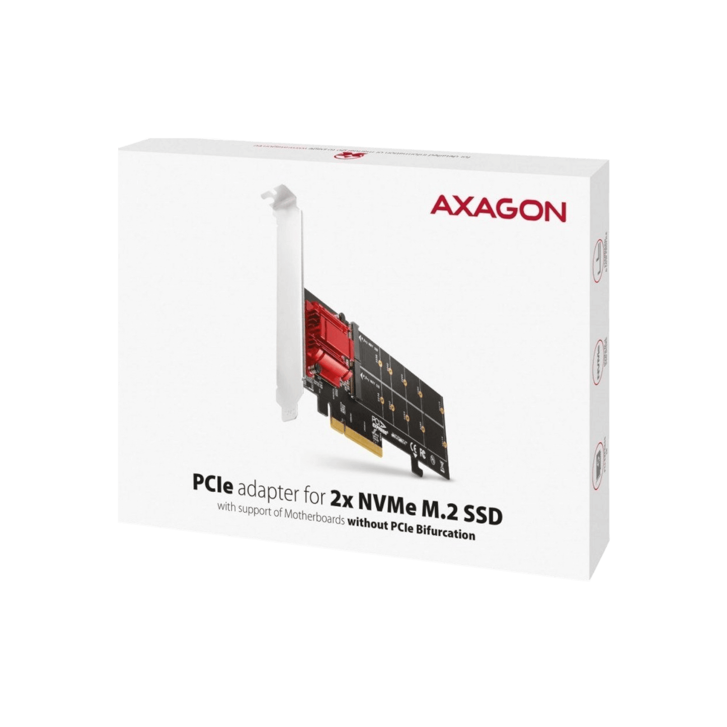 Kontroler AXAGON PCEM2-ND PCIe 2x NVMe M.2 SSD