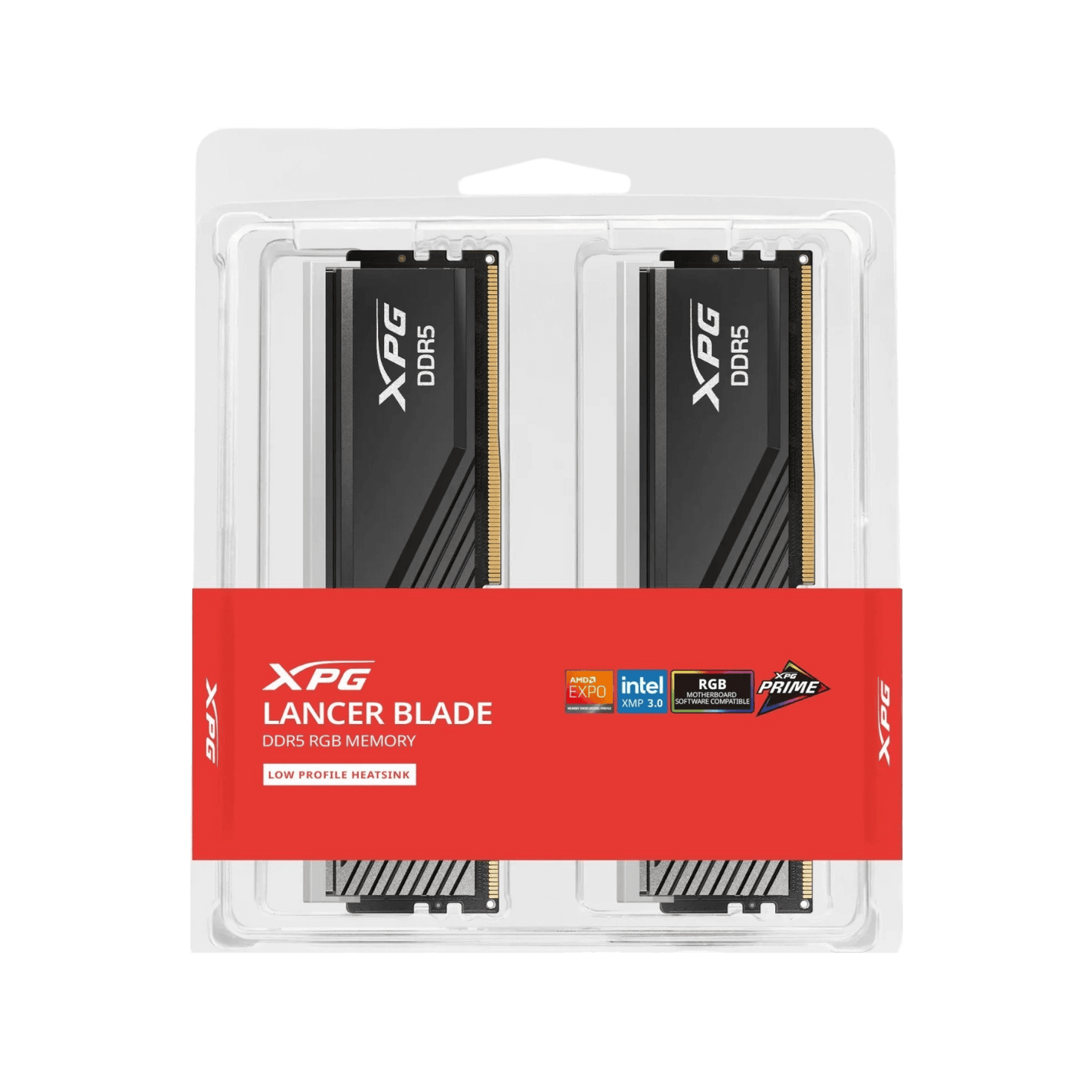 Pamięć RAM Adata XPG Lancer Blade RGB DDR5 64GB (2x32GB) 6000MHz CL30 Black