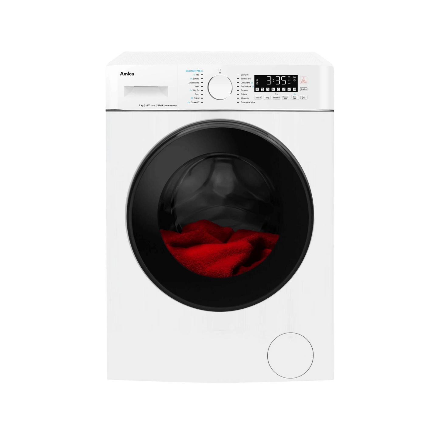 Pralka wolnostojąca Amica WA5S814ADiSOzH 8kg 1400rpm