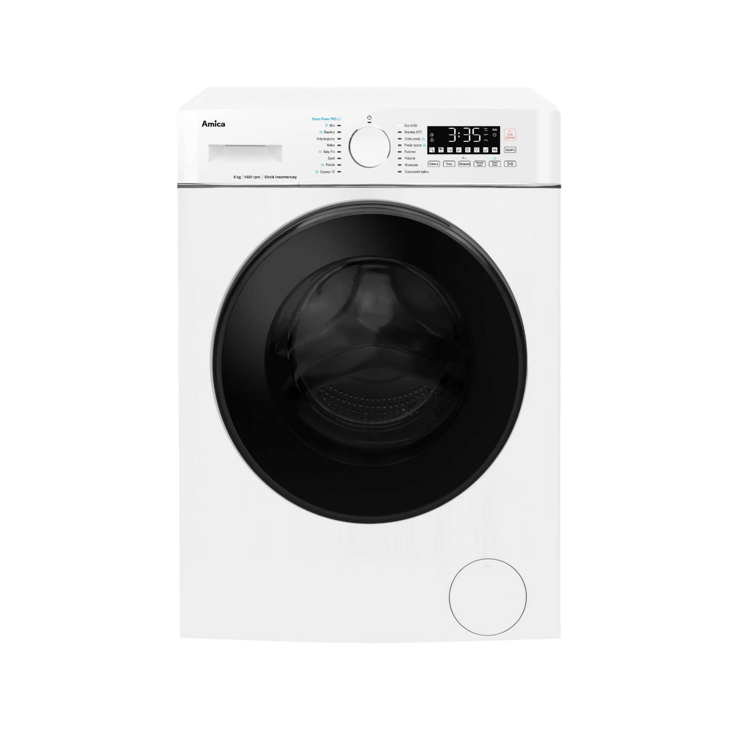 Pralka wolnostojąca Amica WA5S814ADiSOzH 8kg 1400rpm
