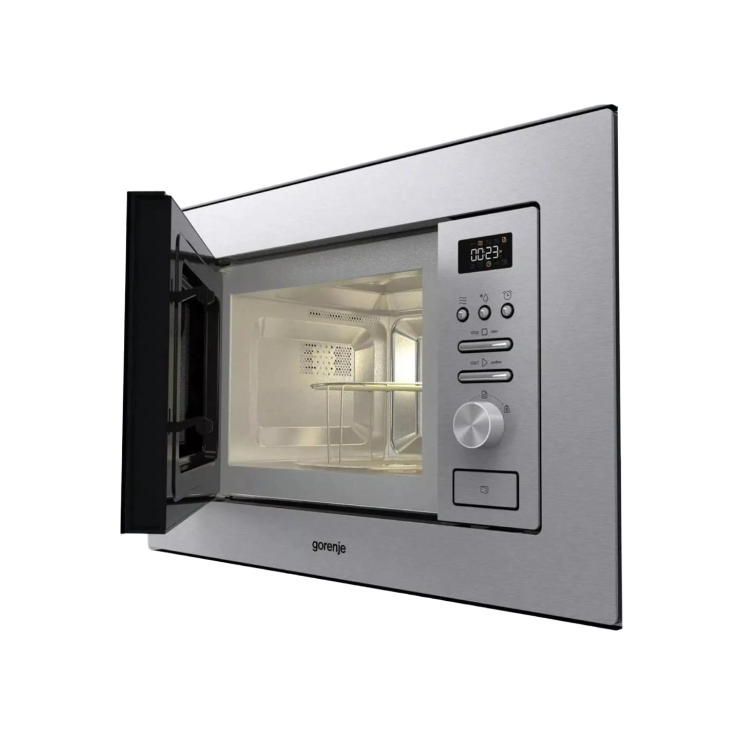 Kuchenka mikrofalowa do zabudowy Gorenje BMI201AG1X Grill