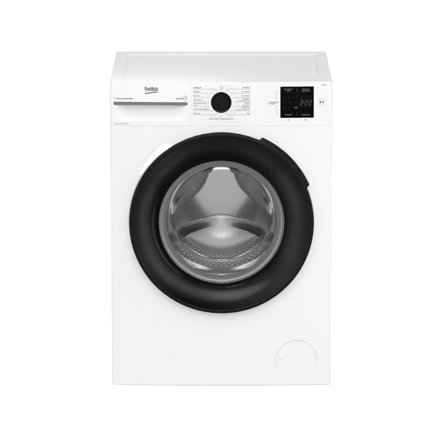Pralka wolnostojąca Beko BM1WFU39225WPB 9kg 1200rpm