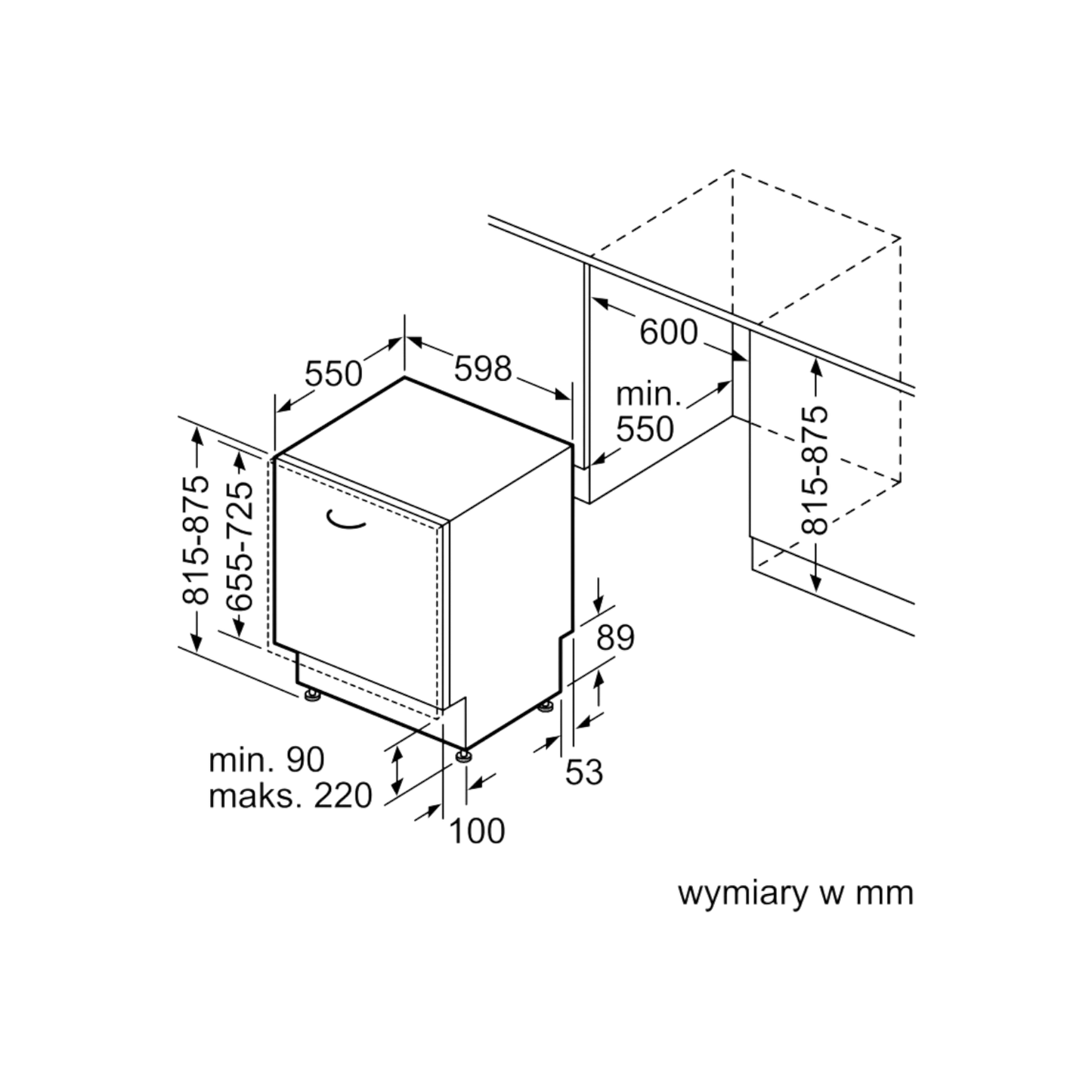 Zmywarka do zabudowy Bosch SMV4HTX31E 60cm