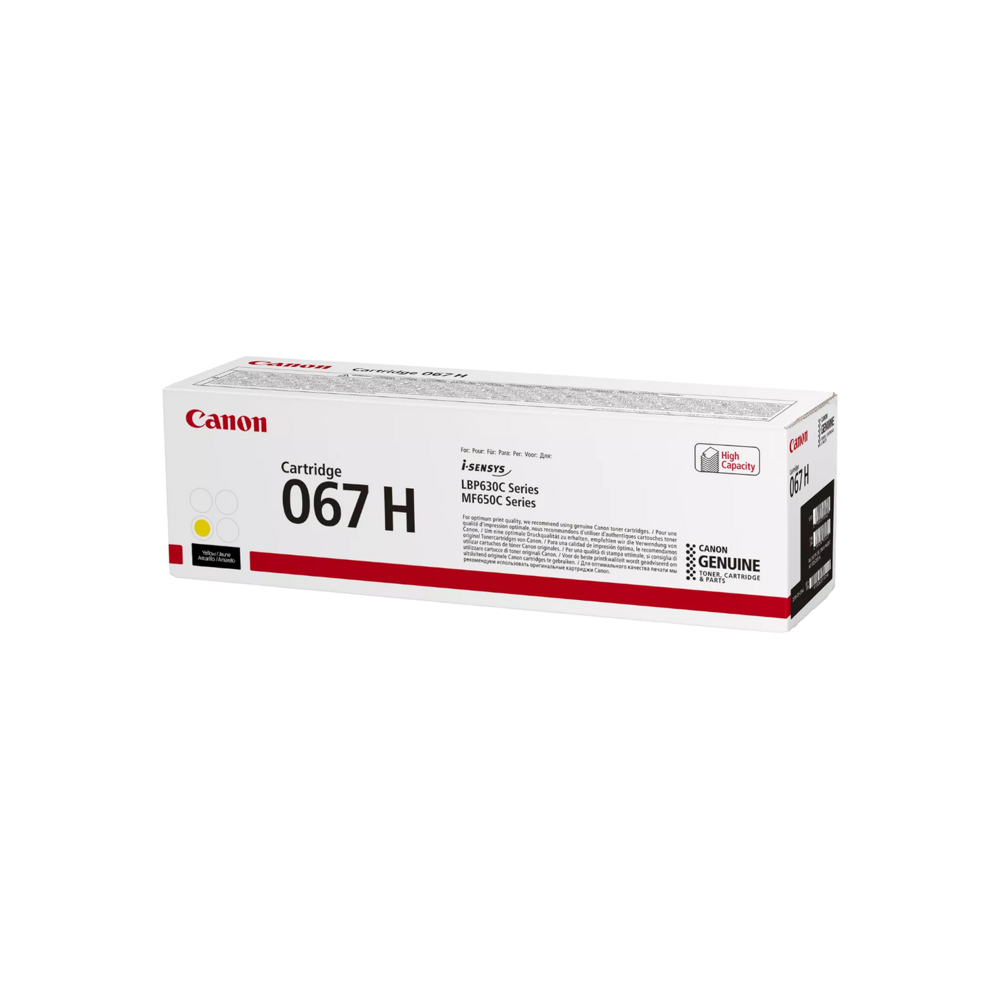 Toner do drukarki Canon 067 H i-SENSYS MF650C / LBP630C Żółty (Yellow) 2.35K 5103C002