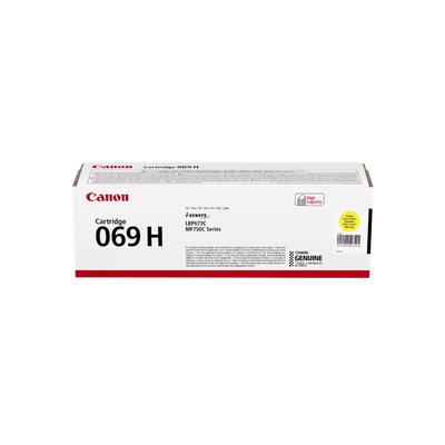 Toner do drukarki Canon 069 H i-SENSYS MF750C / LBP673C Żółty (Yellow) 5.5K 5095C002