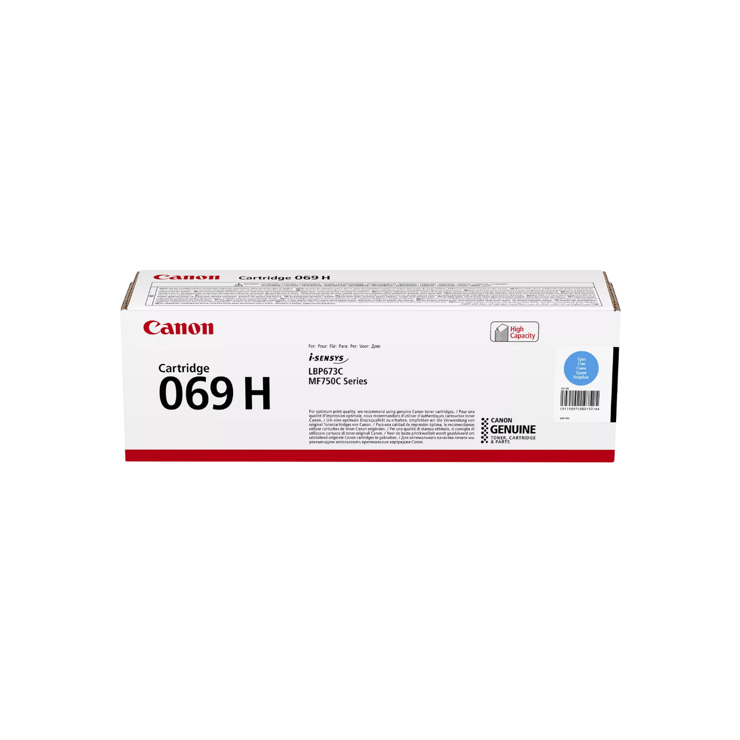 Toner do drukarki Canon 069 H i-SENSYS MF750C / LBP673C Błękitny (Cyan) 5.5K 5097C002