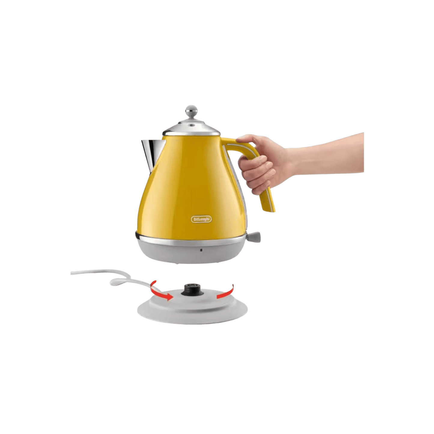 Czajnik elektryczny DeLonghi Icona Capitals New York Yellow KBOC 2001.Y