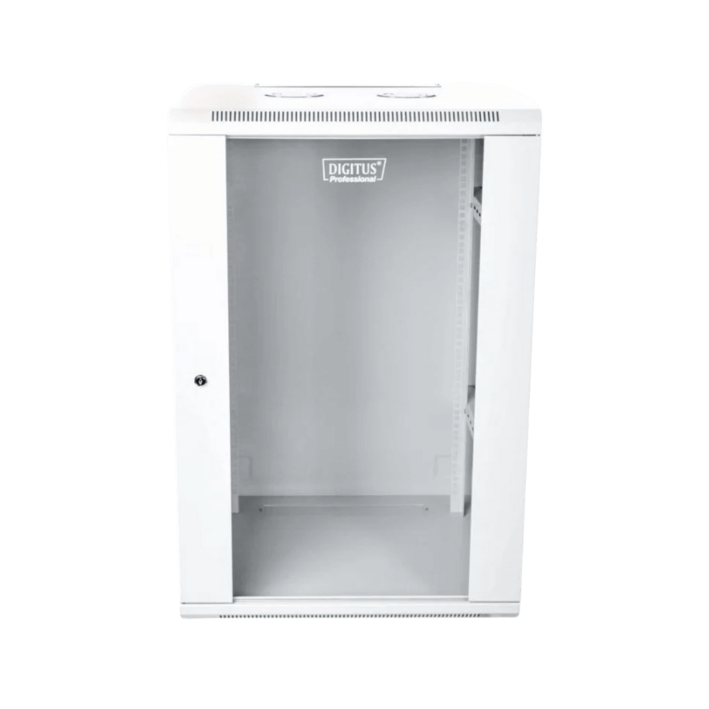 Szafa rack Digitus 19" 15U 600x600mm wisząca Drzwi szklane Szary