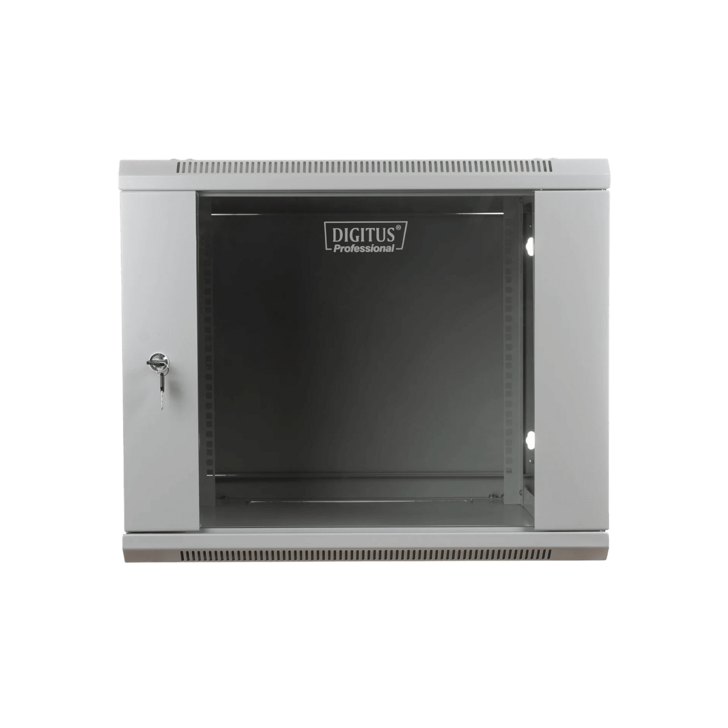 Szafa rack Digitus 19" 9U 600x450mm wisząca Drzwi szklane Szary