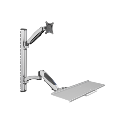 Uchwyt ścienny na 1 monitor i klawiaturę Digitus DA-90354 13" - 27" VESA 6kg.