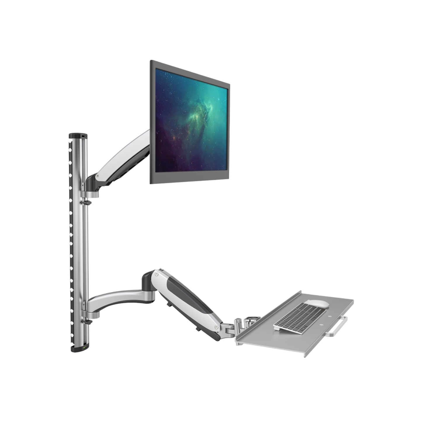Uchwyt ścienny na 1 monitor i klawiaturę Digitus DA-90354 13" - 27" VESA 6kg