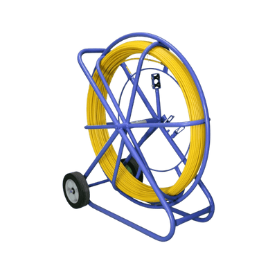 Pilot do przeciągania kabli Extralink Włókno szklane FRP 11mm 150m Żółty.