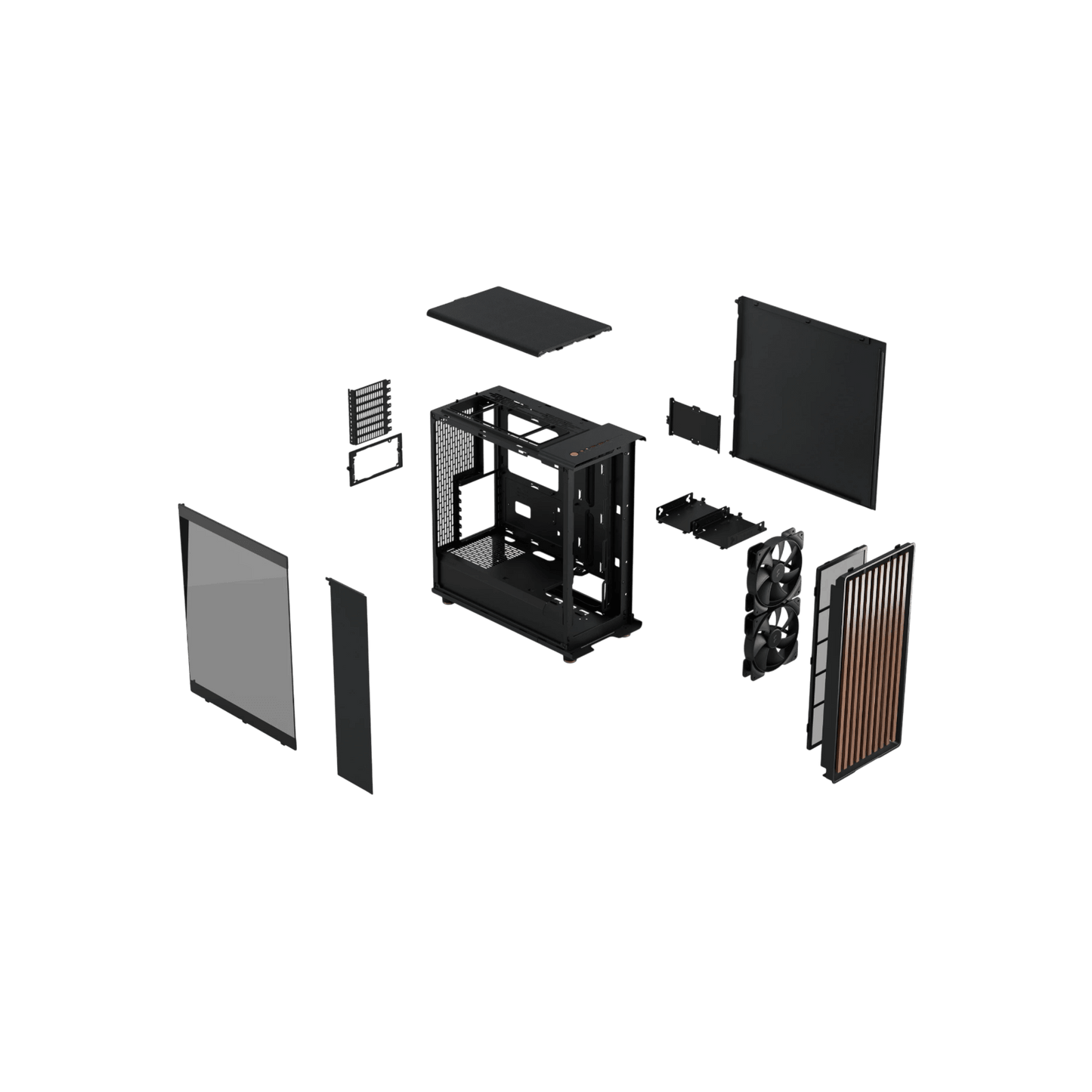 Obudowa Fractal Design North Charcoal Black TG Dark