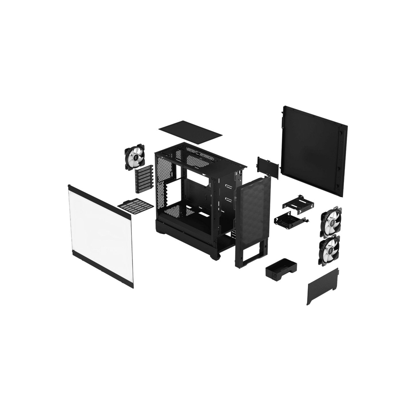 Obudowa Fractal Design Pop Air RGB Black TG Clear