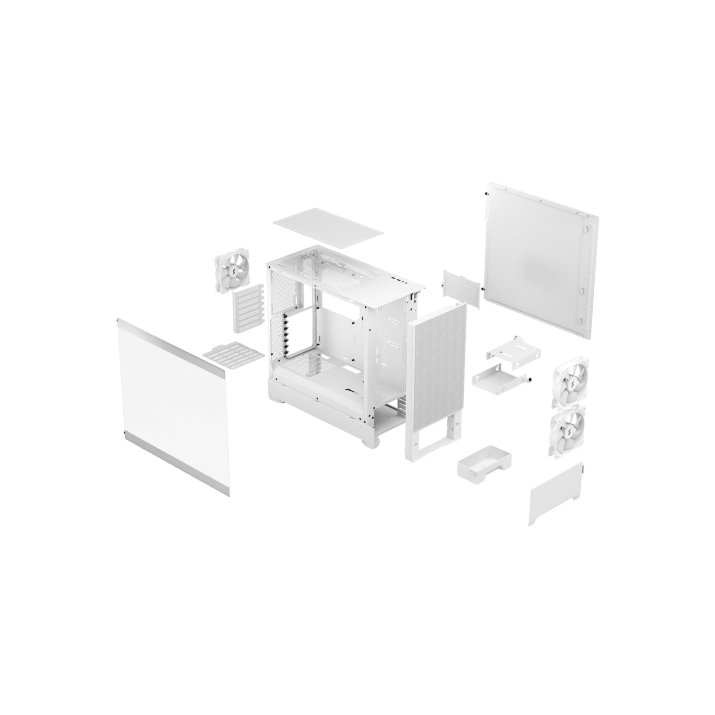 Obudowa Fractal Design Pop Air RGB White TG Clear