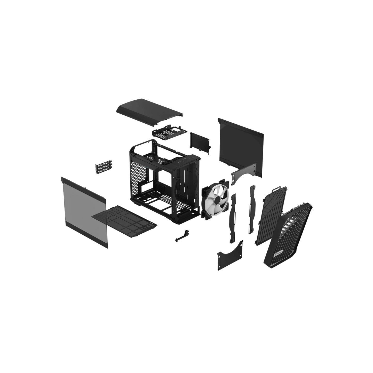 Obudowa Fractal Design Torrent Nano Black RGB TG Light Tint