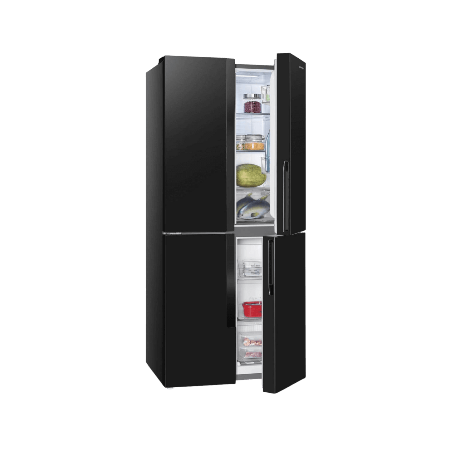 Lodówka wolnostojąca Gorenje NRM818EMB No Frost 181,6cm