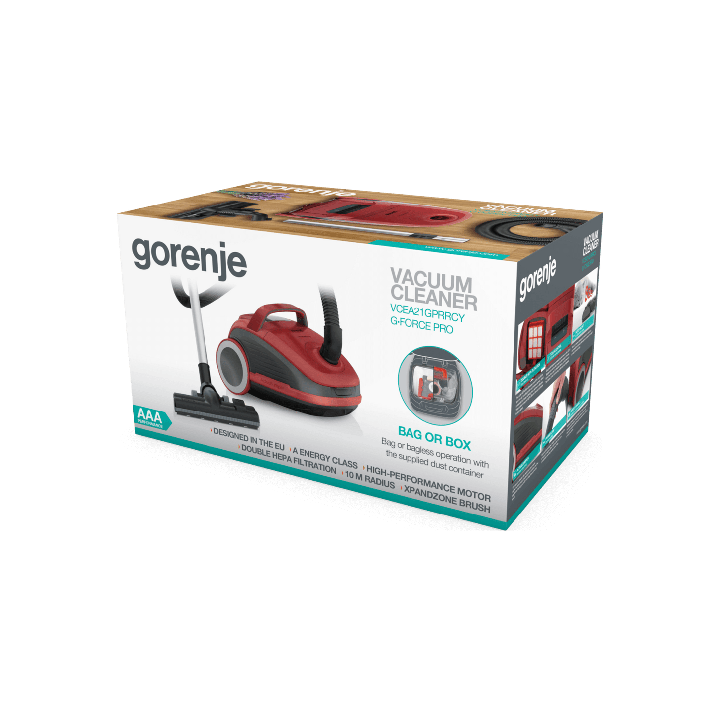Odkurzacz workowy Gorenje VCEA21GPRRCY