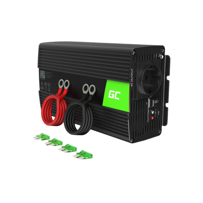 Przetwornica Green Cell INV09 12V na 230V 1000W/2000W Czysta sinusoida.