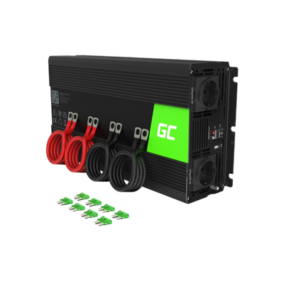 Przetwornica Green Cell INV11 12V na 230V 2000W/4000W Czysta sinusoida.