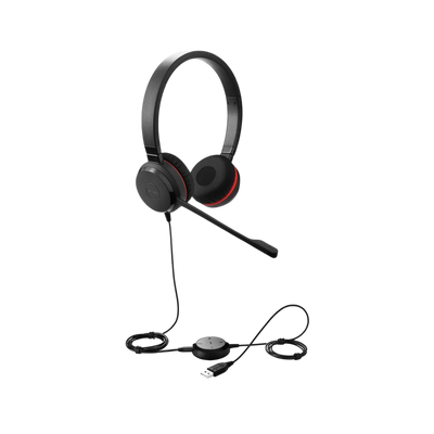 Słuchawki przewodowe nauszne Jabra Evolve 30 II USB 3,5mm