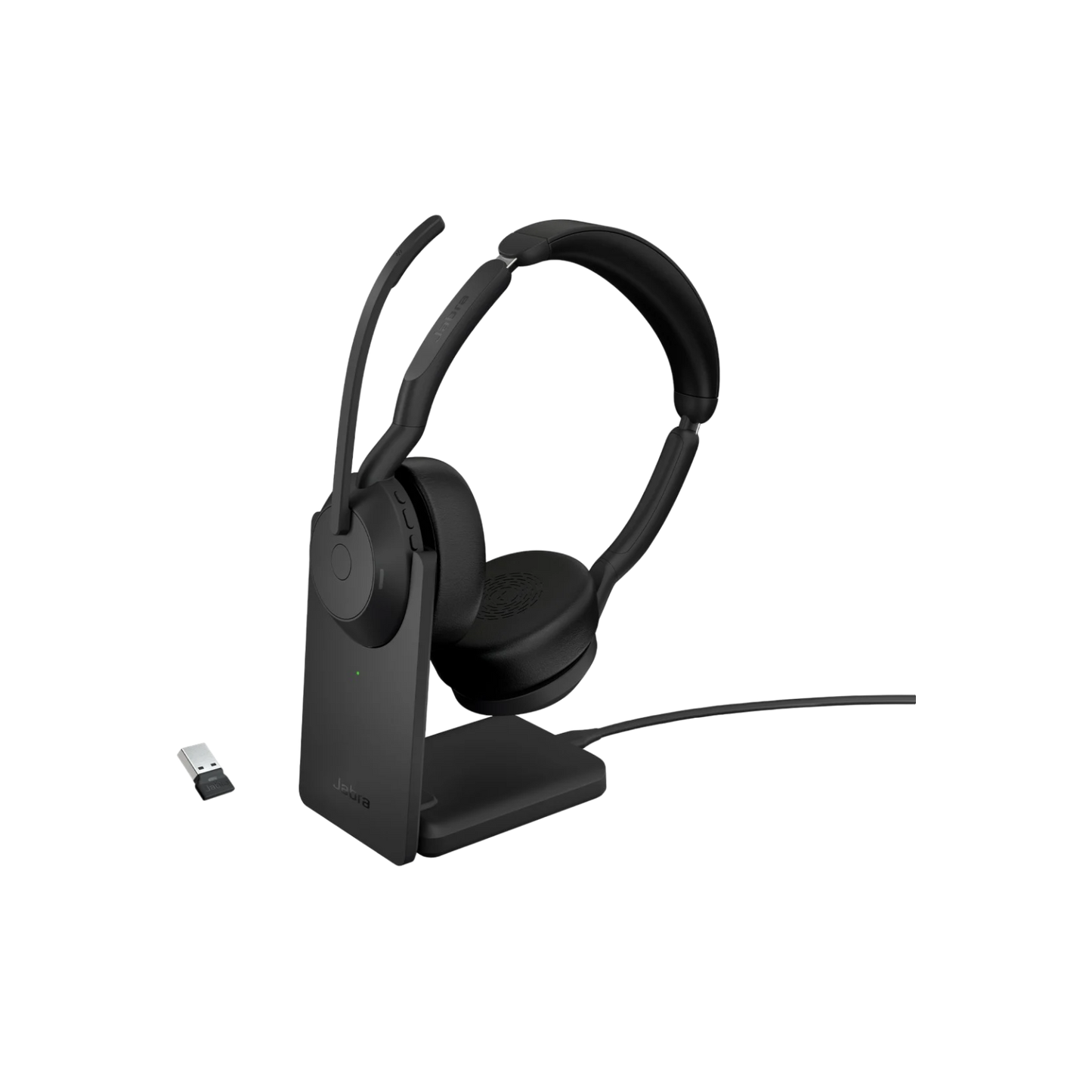 Słuchawki bezprzewodowe nauszne Jabra Evolve2 55 Link380a UC Stand