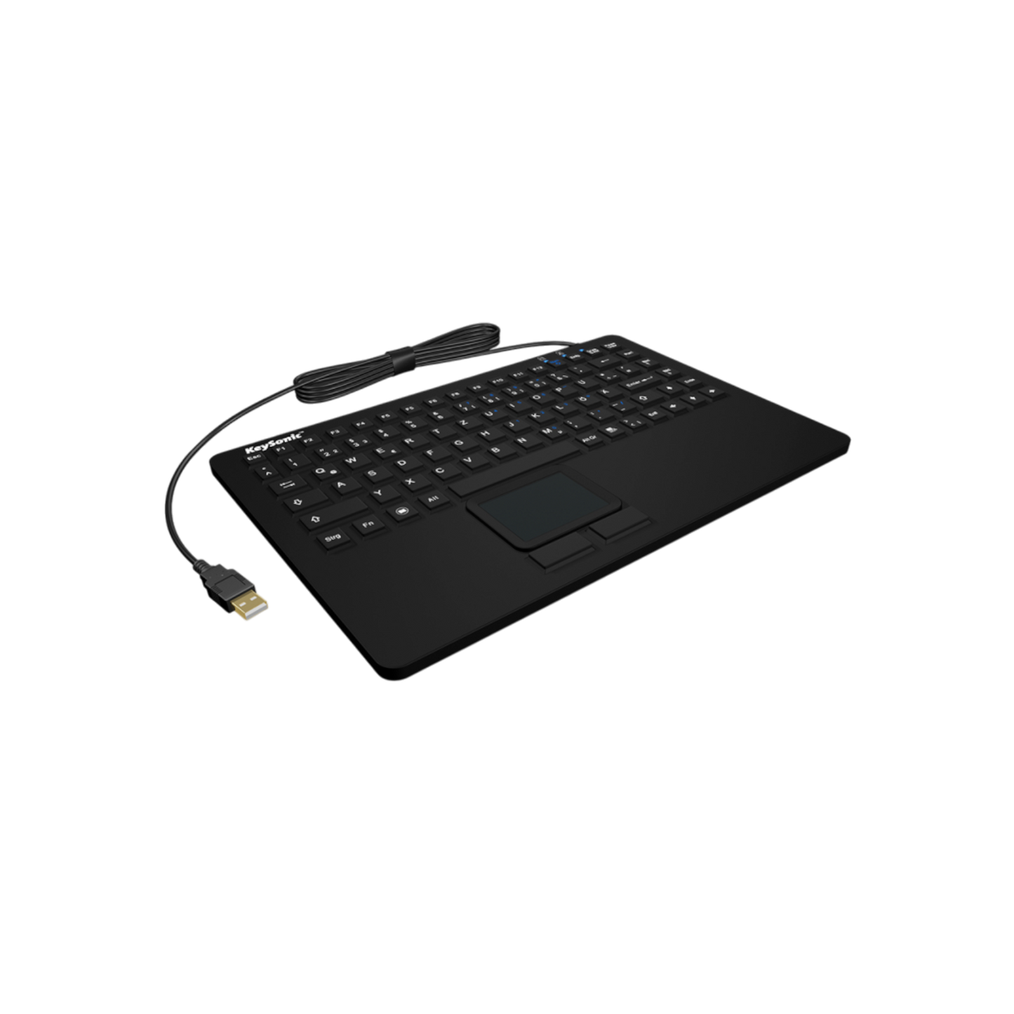Klawiatura z touchpadem KEYSONIC KSK-5230IN (US) Silikonowa IP68