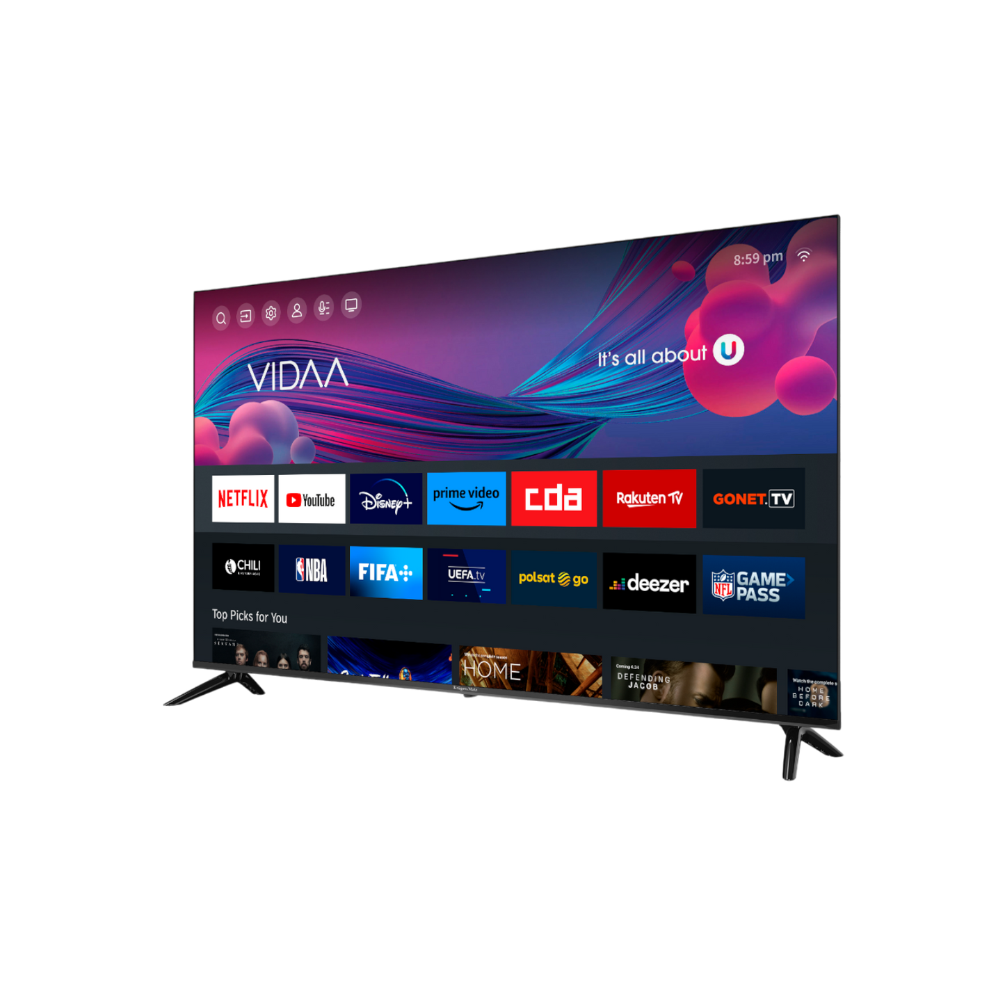 Telewizor Kruger&Matz KM0265UHD-V 65" UHD Smart TV