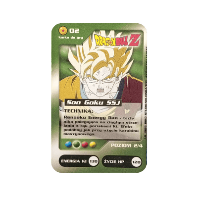 Karty Dragon Ball Z z Chio Chips