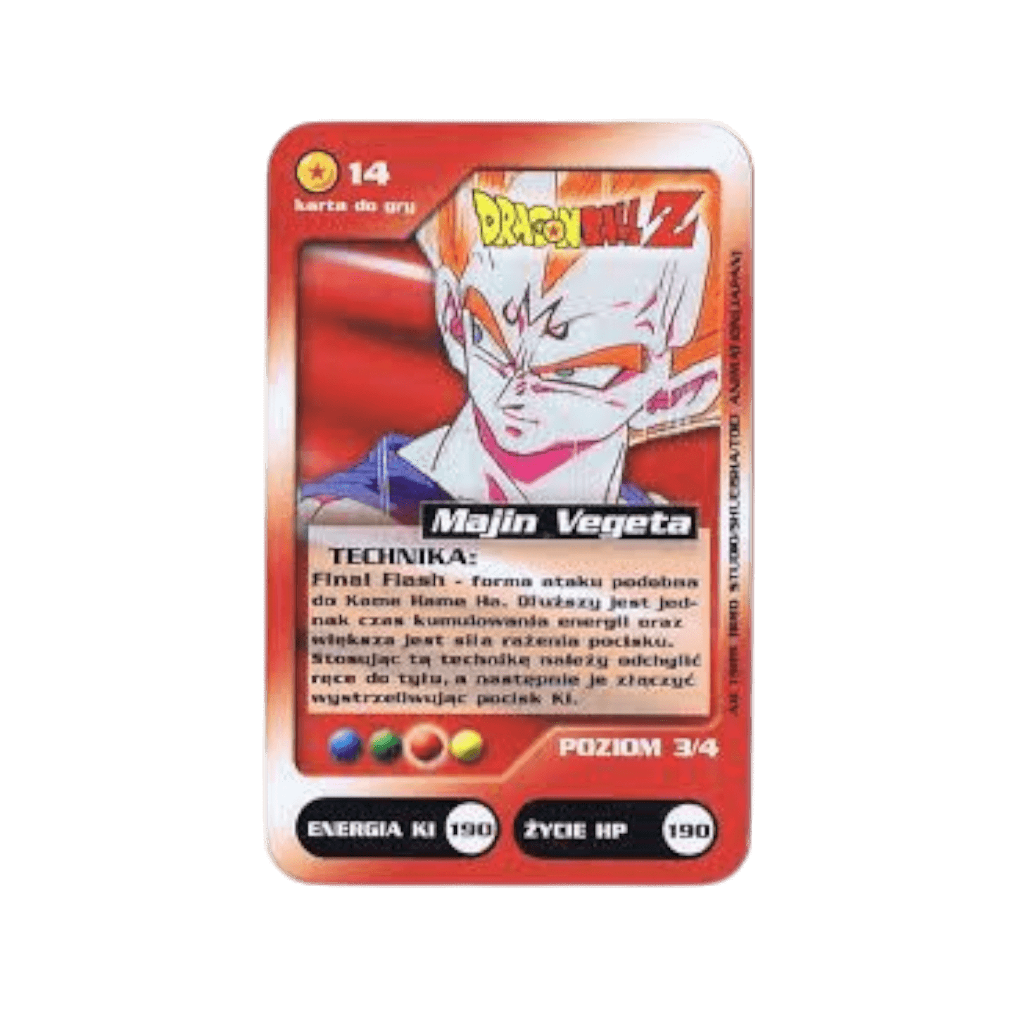 Karty Dragon Ball Z z Chio Chips