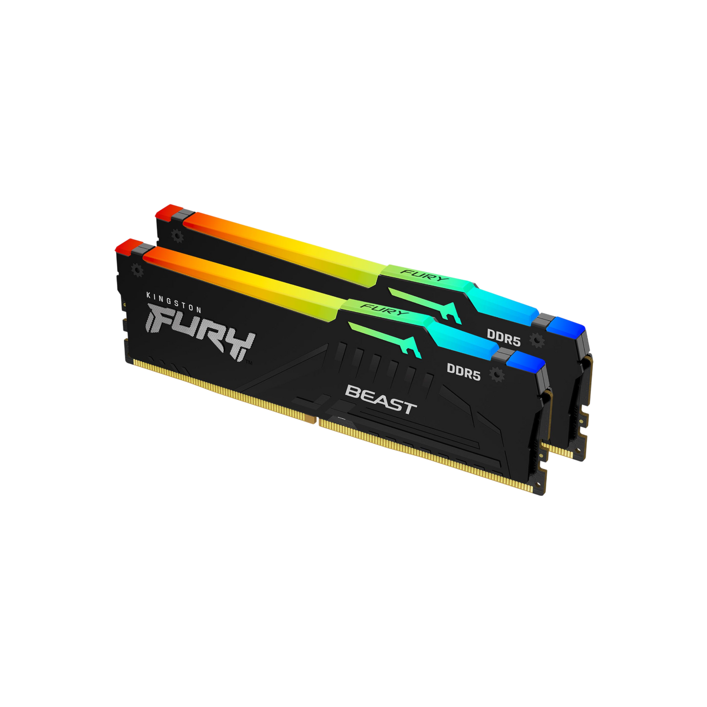 Pamięć RAM Kingston Fury Beast DDR5 RGB 32GB (2x16GB) 6400MHz CL32 EXPO Black