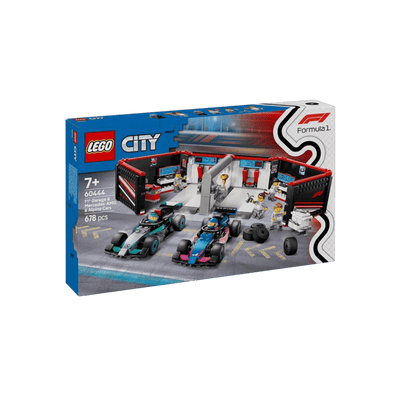 LEGO City Zestaw F1 Garaż i bolidy Mercedes-AMG i Alpine 60444