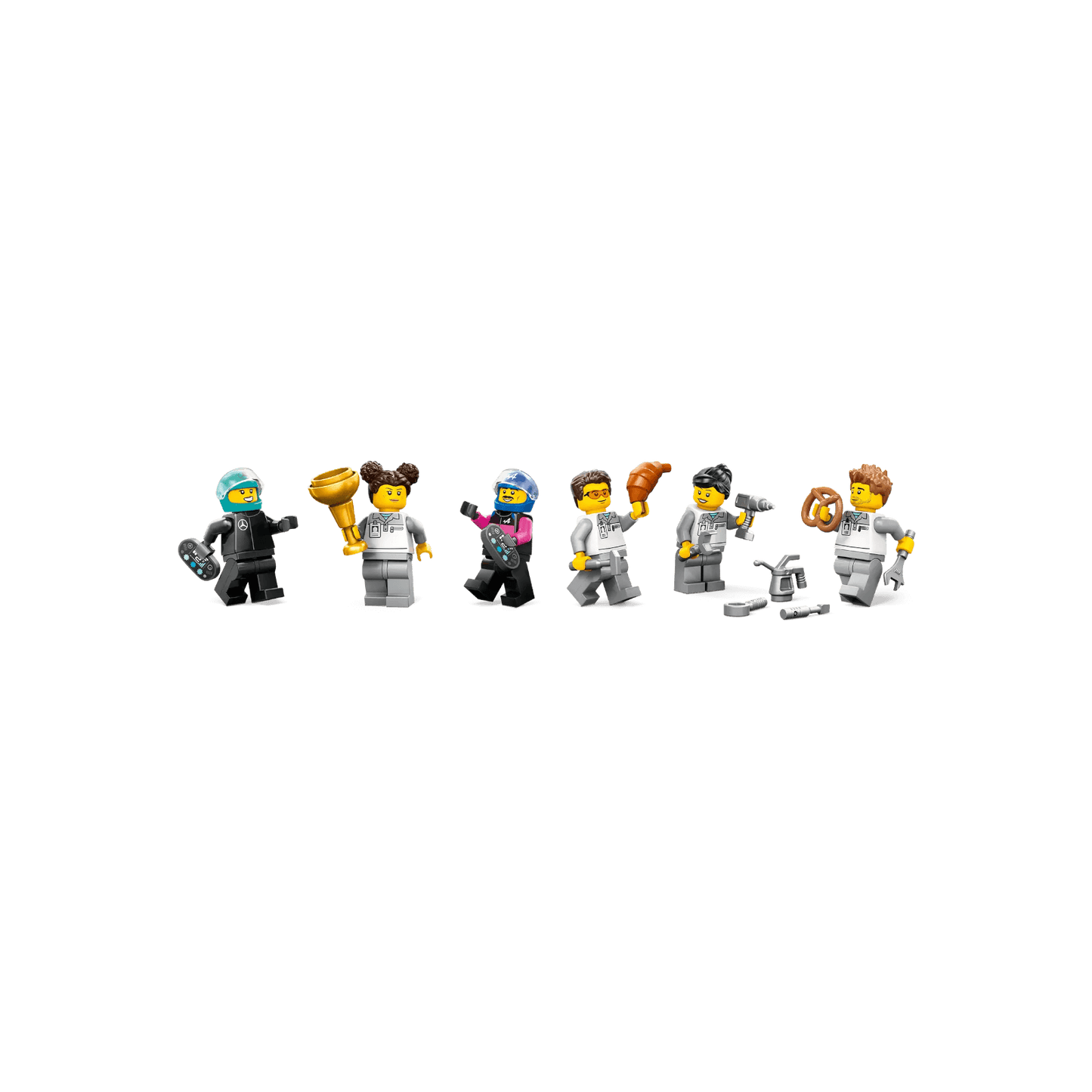LEGO City Zestaw F1 Garaż i bolidy Mercedes-AMG i Alpine 60444