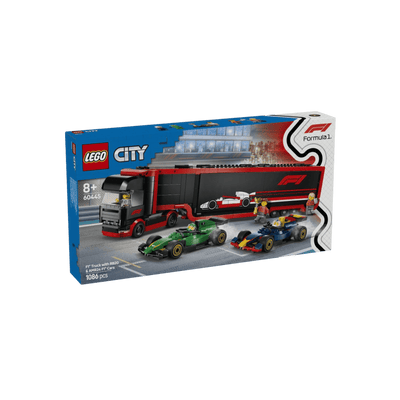 LEGO City Zestaw F1 Ciężarówka z bolidami RB20 i AMR24 F1 60445