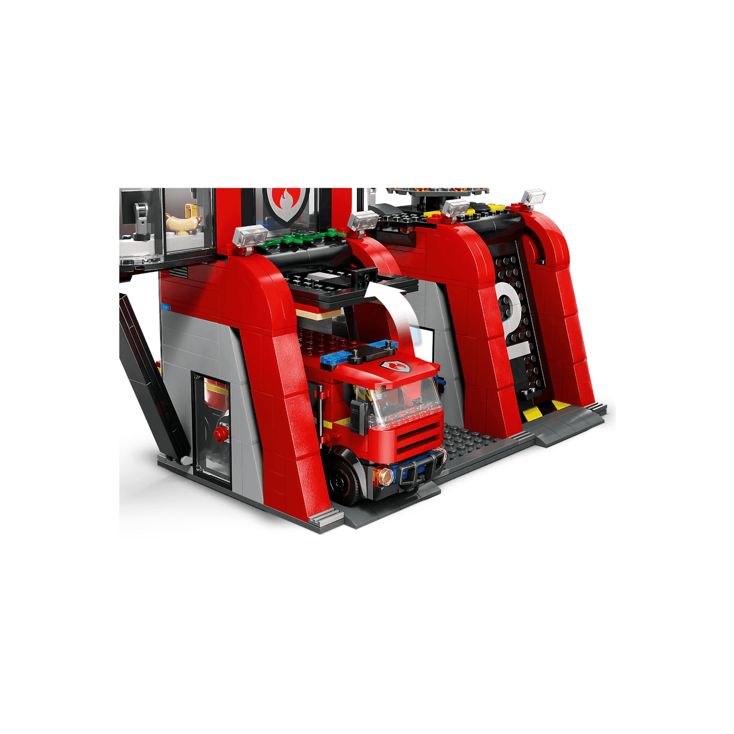 LEGO City Zestaw Remiza strażacka z wozem strażackim 60414