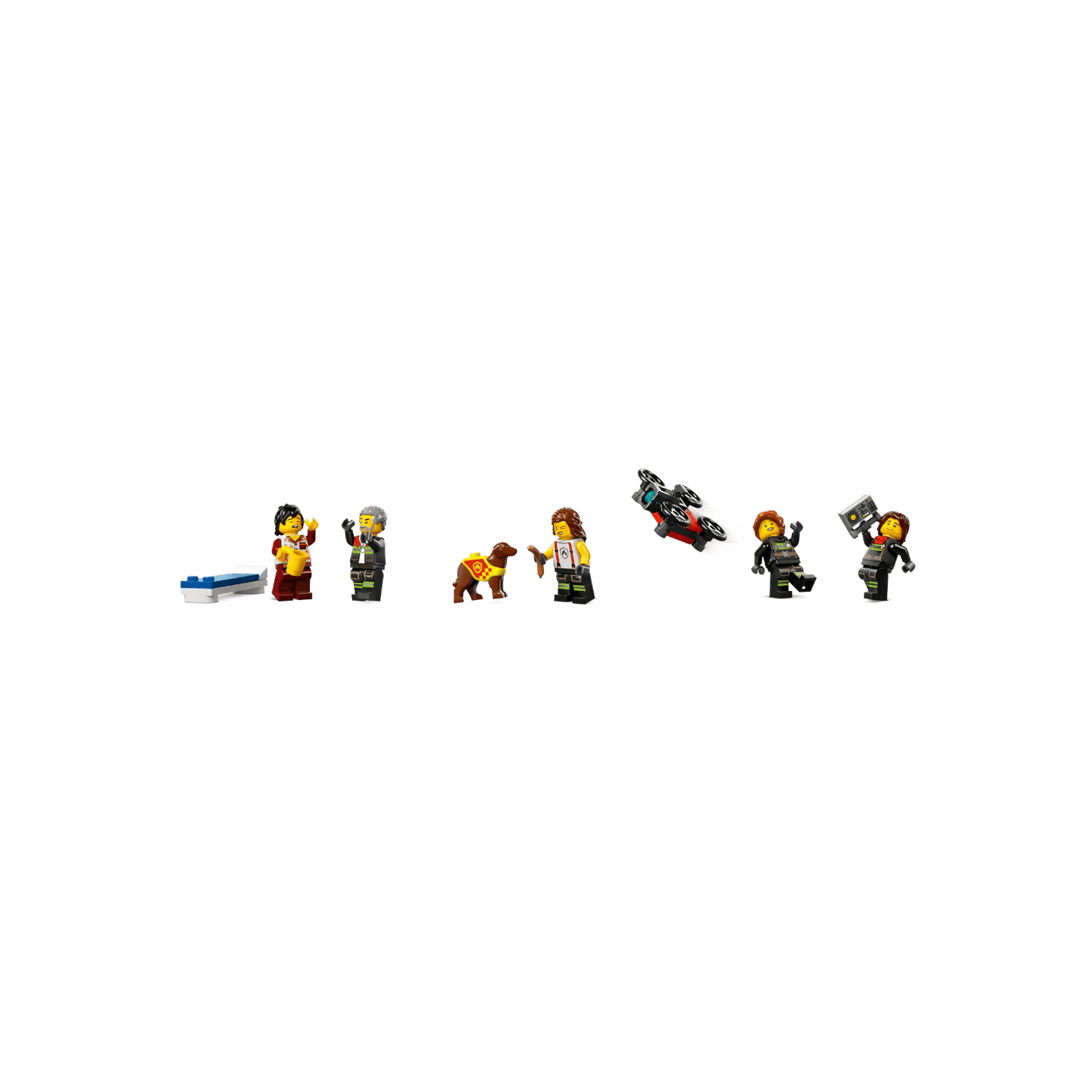 LEGO City Zestaw Remiza strażacka z wozem strażackim 60414