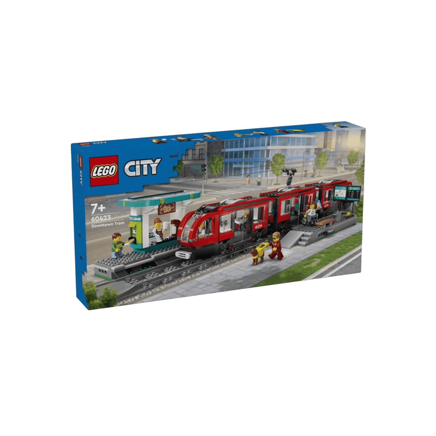 LEGO City Zestaw Tramwaj miejski ze stacją 60423