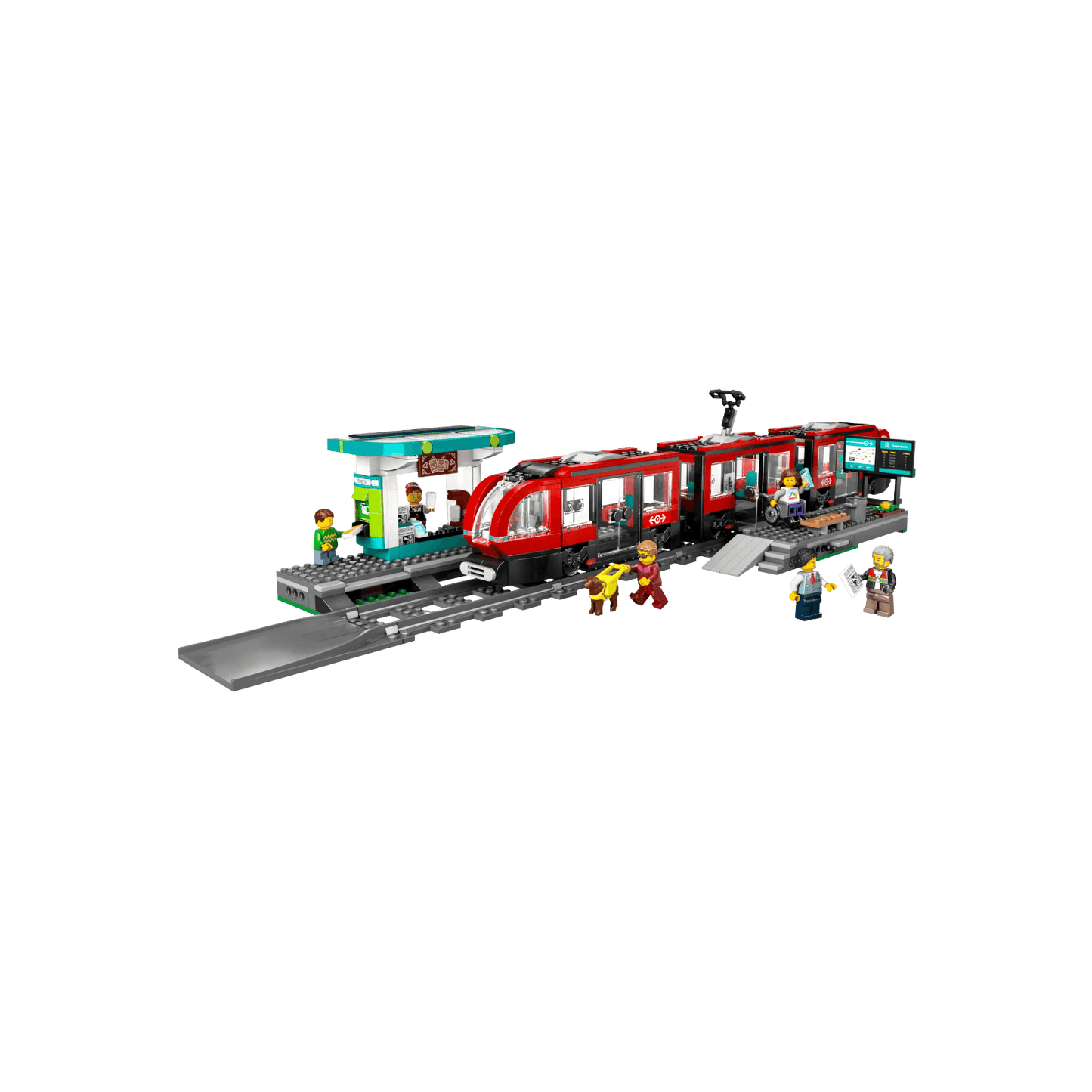 LEGO City Zestaw Tramwaj miejski ze stacją 60423